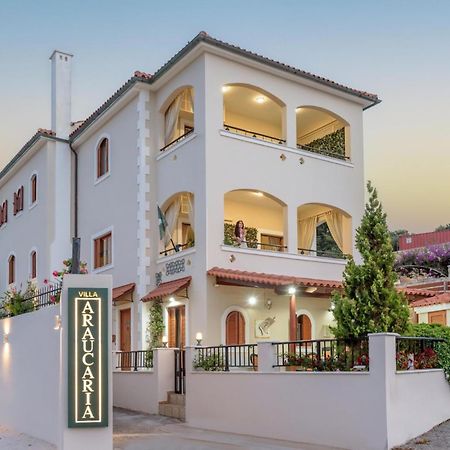 Villa Araucaria - Private Pool, Jacuzzi, Sea View Rethymno  Ngoại thất bức ảnh