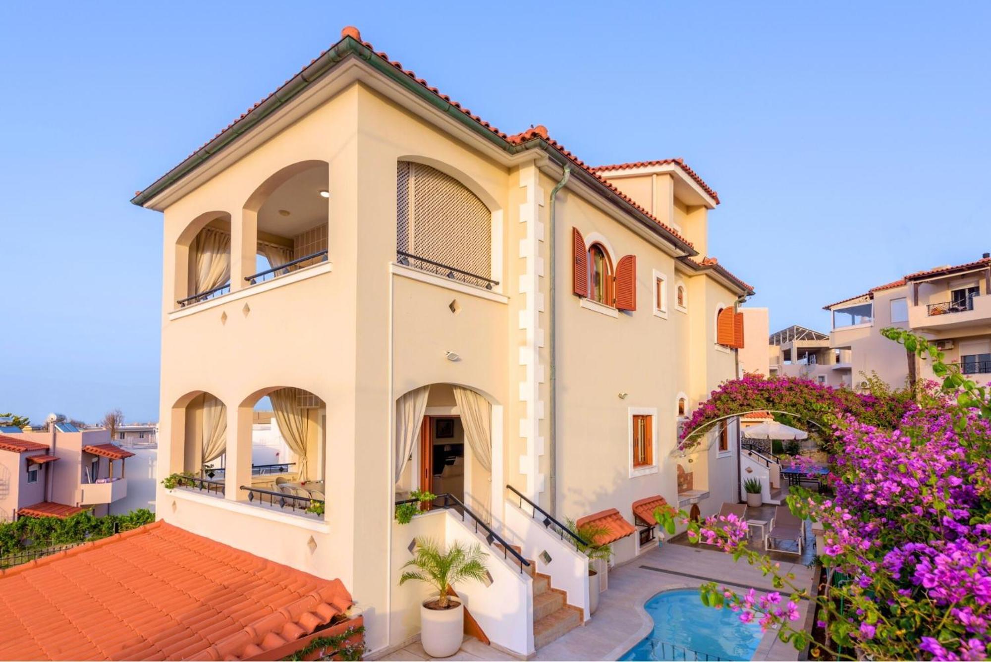 Villa Araucaria - Private Pool, Jacuzzi, Sea View Rethymno  Ngoại thất bức ảnh